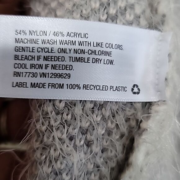 Knox Rose Cream Multicolored Printed Cardigan Sweater Sz Small - Picture 8 of 8